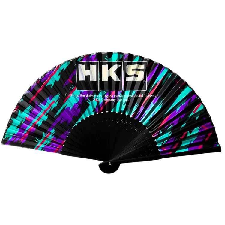 HKS FOLDING FAN OILCOLOR