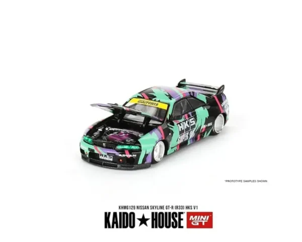 Kaido House x Mini GT Nissan Skyline GT-R (R33) HKS V1