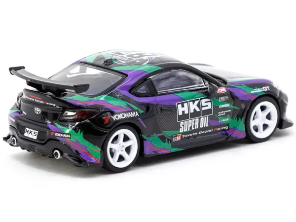 Tarmac Works HKS Toyota GR86 – Black – Global64 – Mijo Exclusives (3)