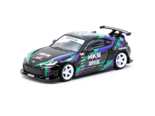 Tarmac Works HKS Toyota GR86 – Black – Global64 – Mijo Exclusives (4) (1)