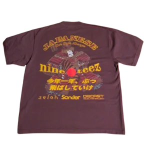 EN NINE TEEZ MAROON BACK